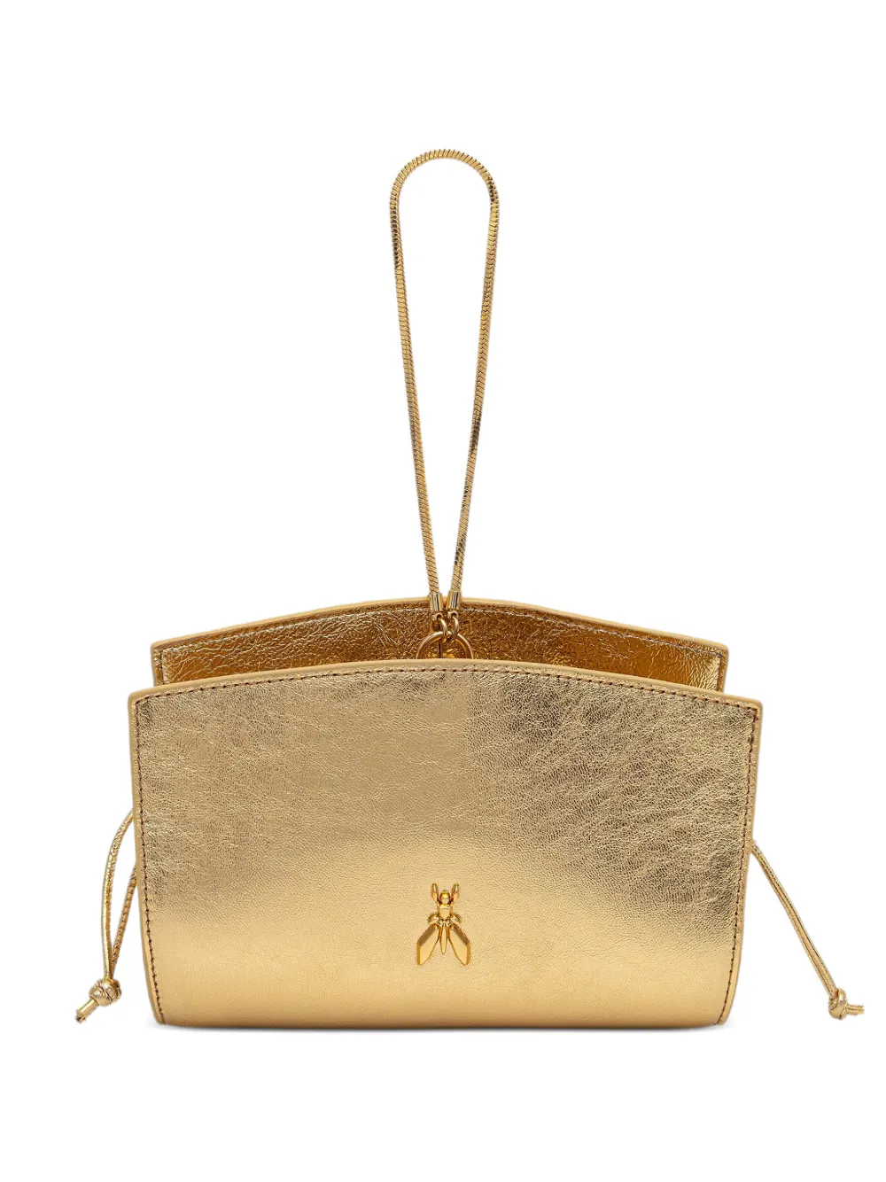 Patrizia Pepe Fly metallic leather mini bags