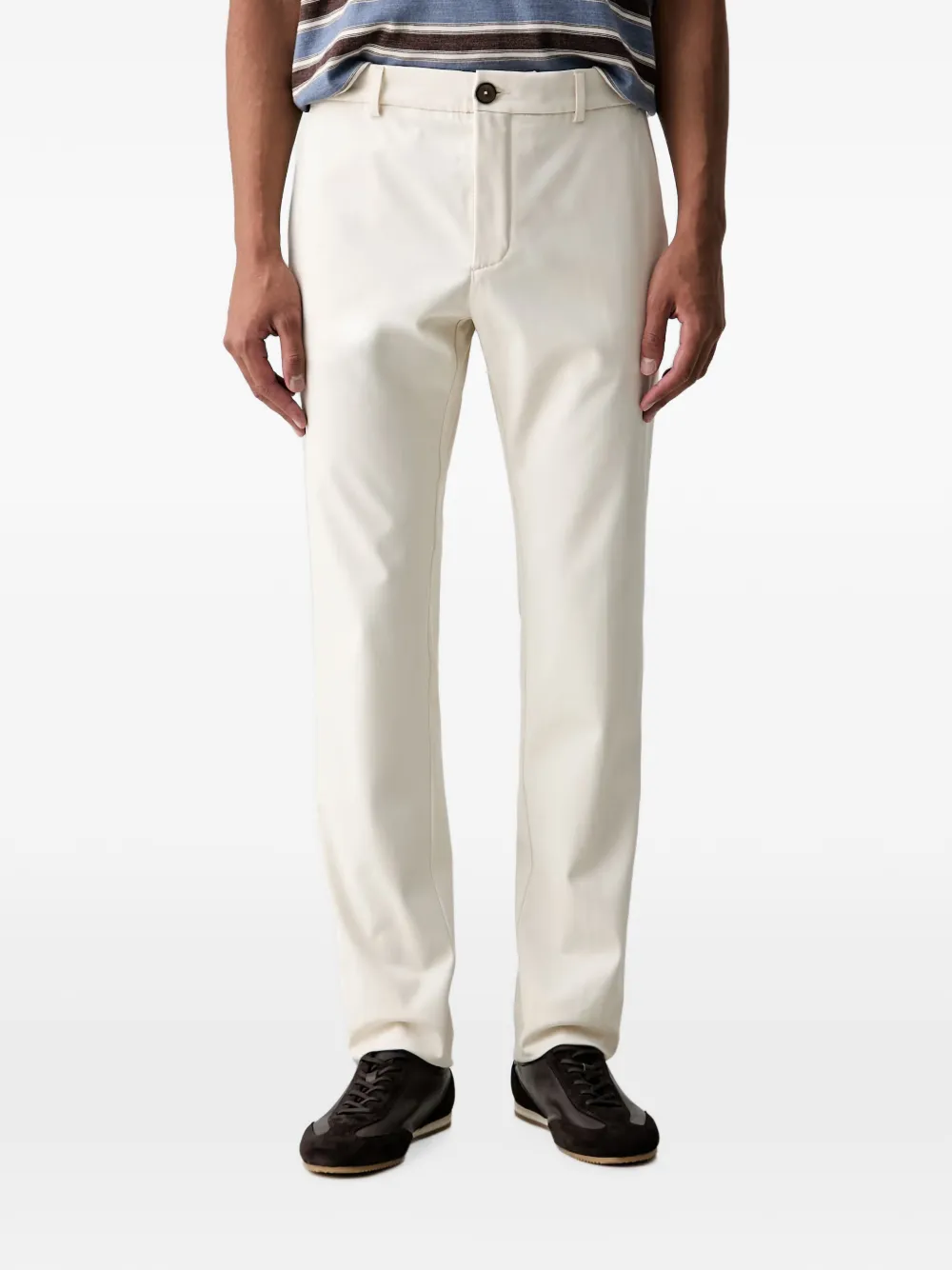 Paul & Shark Bellagio X-Soft logo-embroidered chino trousers - Toni neutri