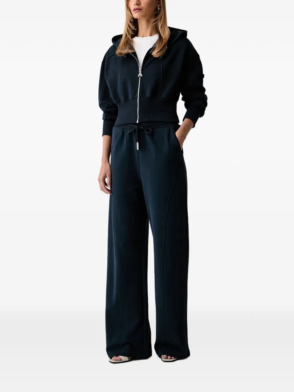 Patrizia Pepe Trainingsbroek met trekkoordtaille Blauw