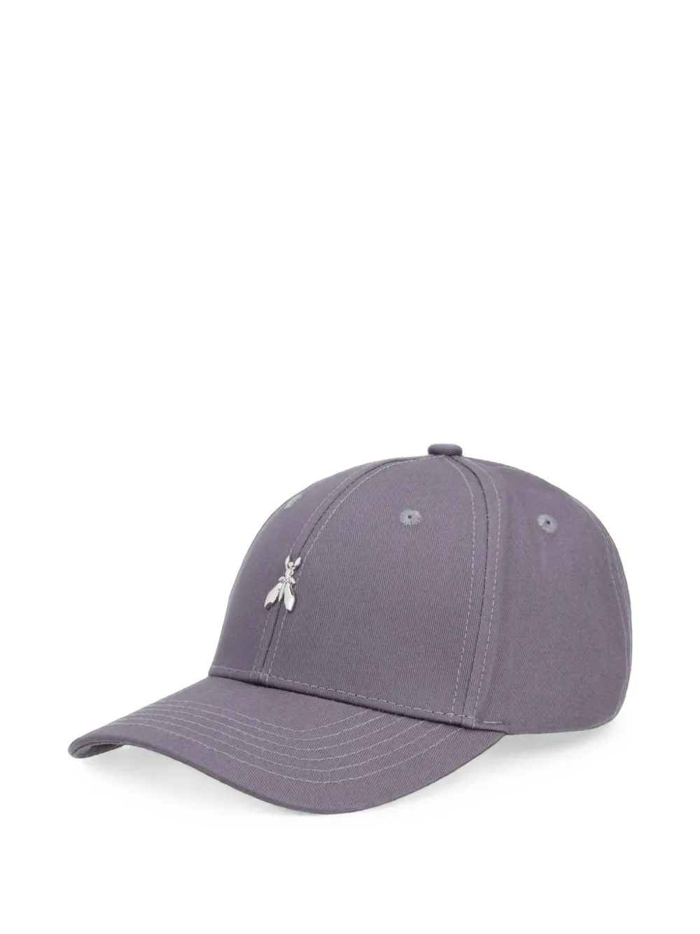 Patrizia Pepe Fly-logo Baseball Cap In Gray