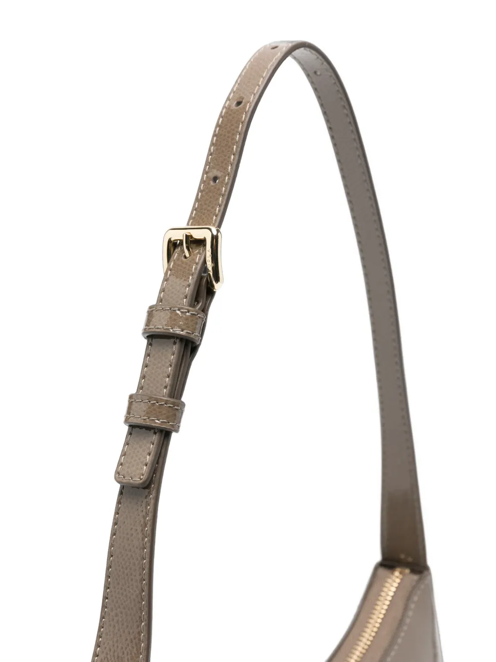 Furla Schoudertas met logoprint Bruin