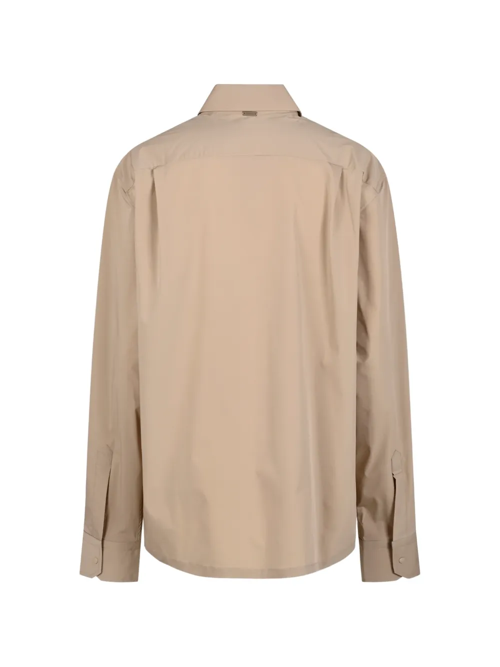 Herno Overhemd met opgestikte zak Beige