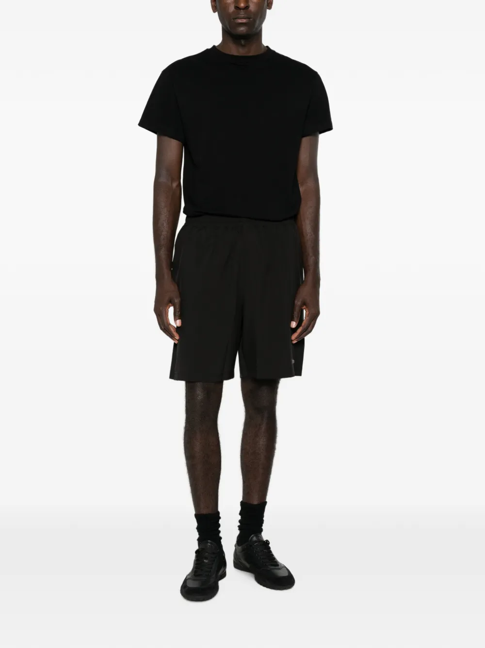 Calvin Klein Trainingsshorts met logoprint Zwart