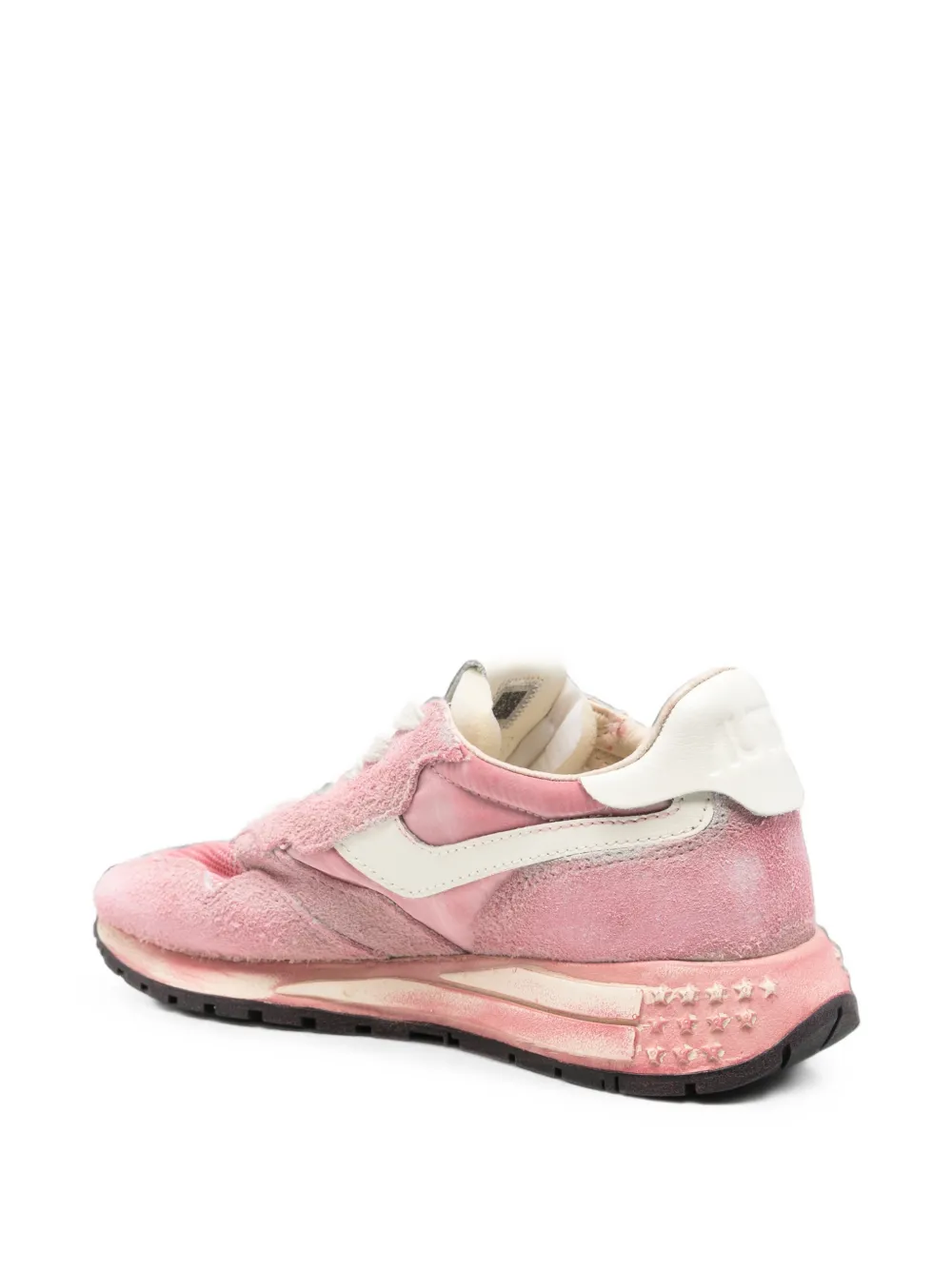 Autry Super Vintage panelled sneakers Roze