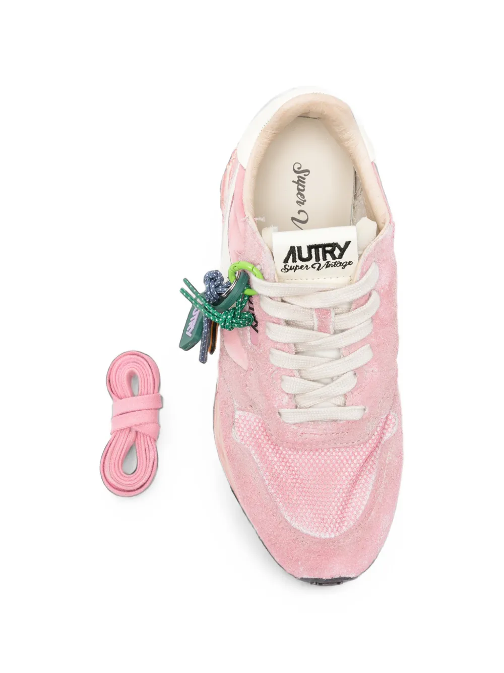 Autry Super Vintage panelled sneakers Roze