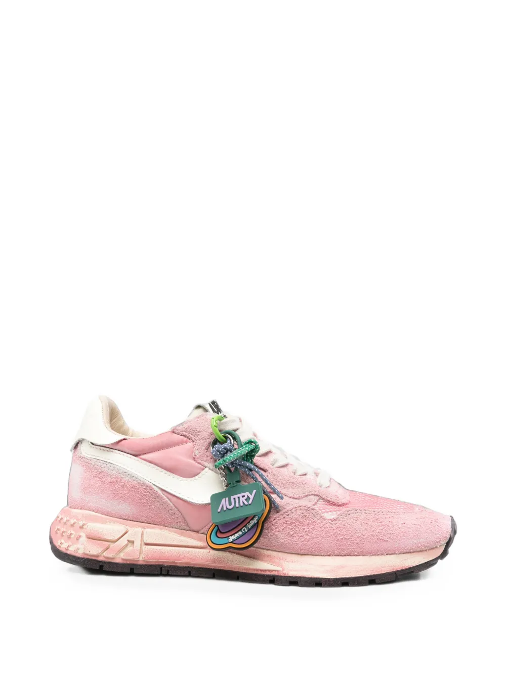 Autry Super Vintage panelled sneakers Roze