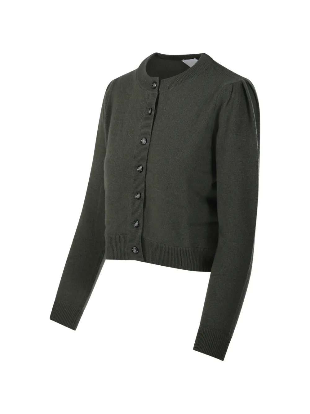 Allude Button-up vest Groen