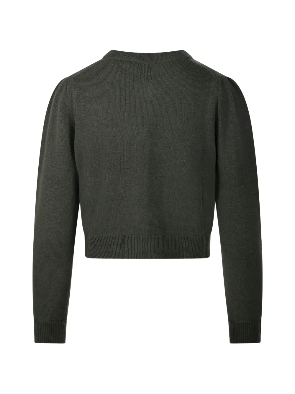 Allude Button-up vest Groen