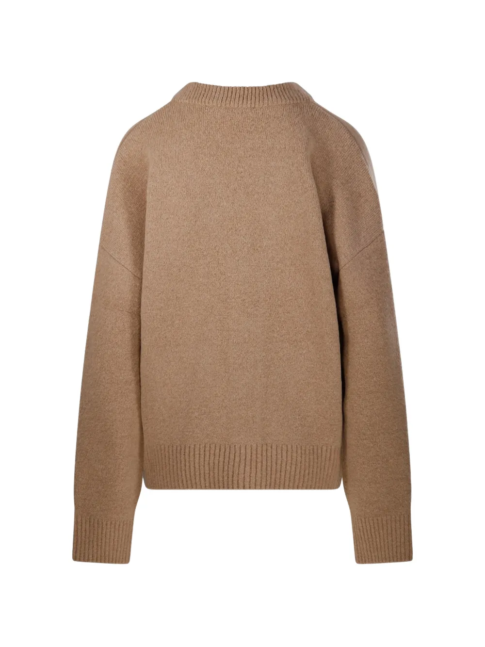 AMI Paris Vest met Ami de Coeur Beige