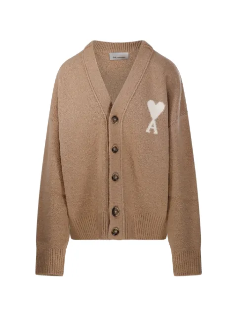 AMI Paris cardigan with Ami de Coeur