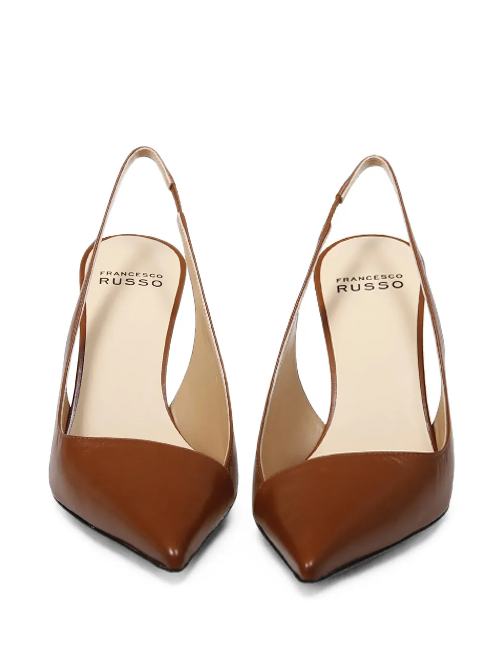 Francesco Russo slingback pointed-toe pumps Bruin