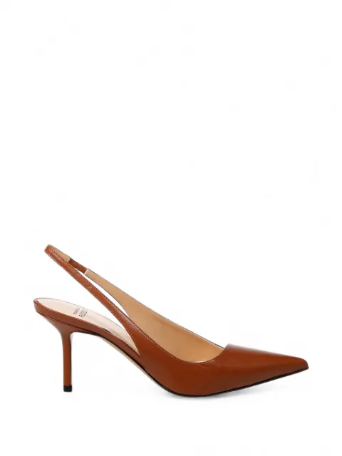 Francesco Russo slingback pointed-toe pumps
