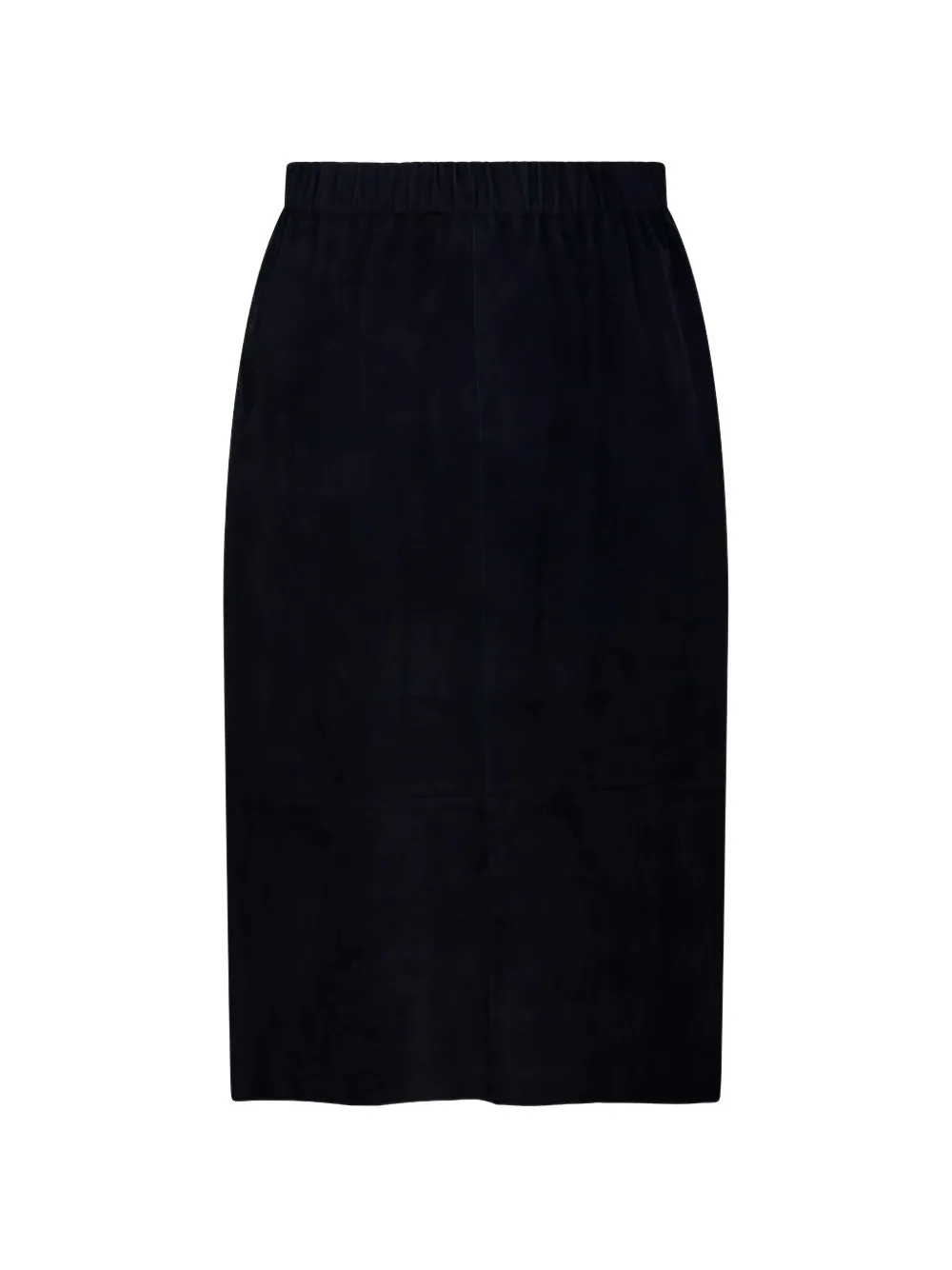 'S Max Mara Gazza drawstring suede midi skirt Blauw