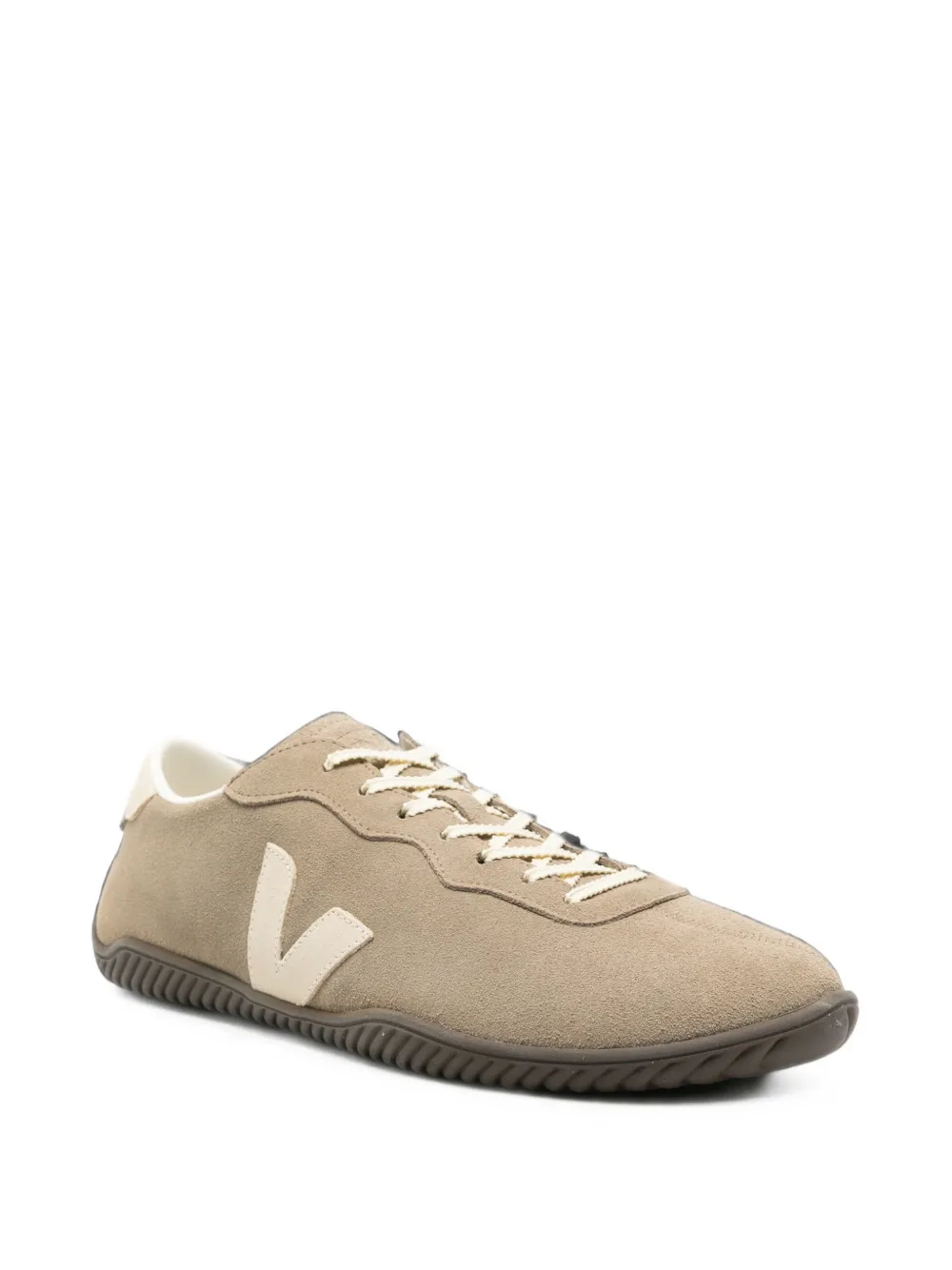 VEJA Jitsu suede logo-patch sneakers Beige