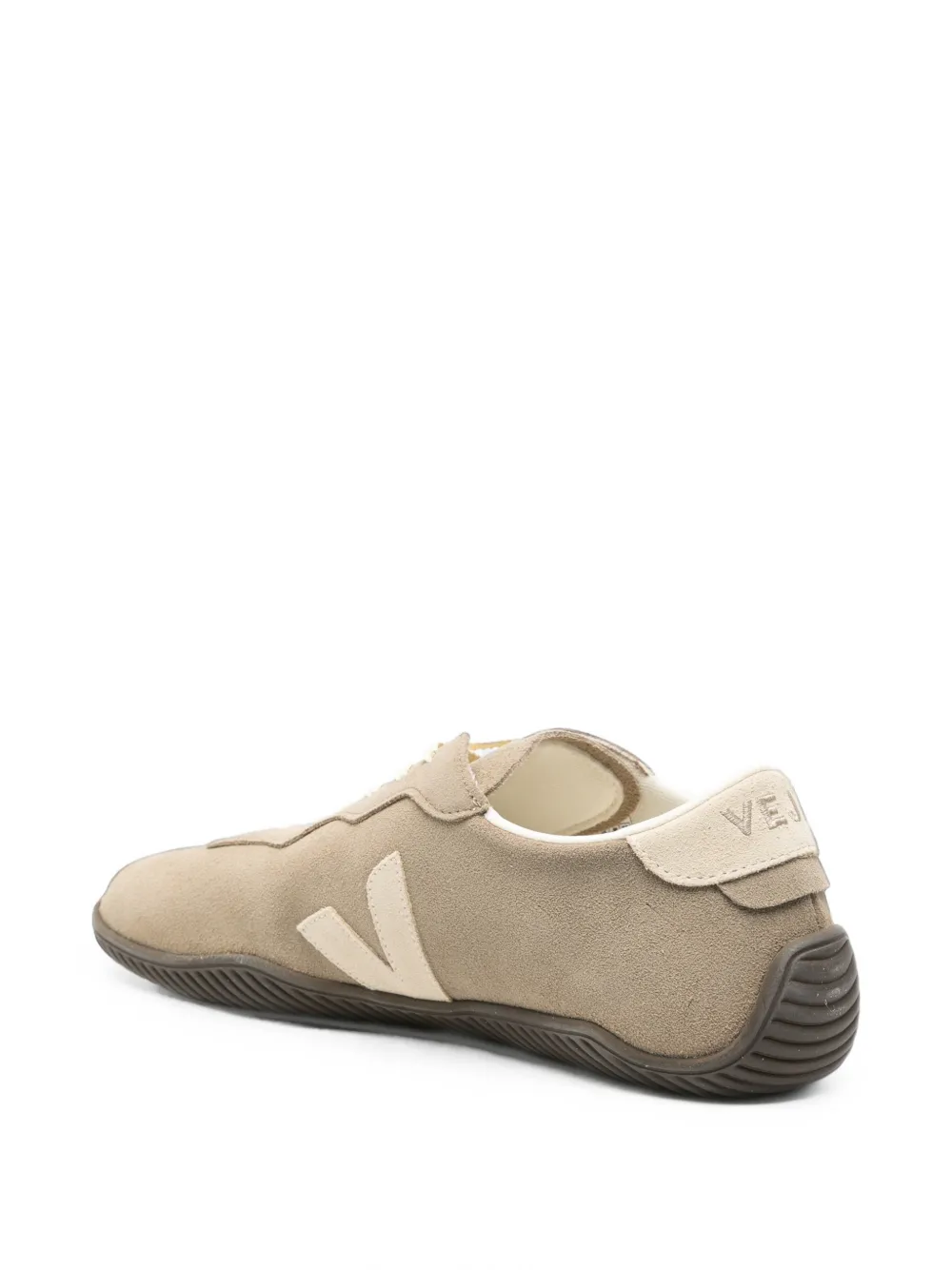 VEJA Jitsu suede logo-patch sneakers Beige