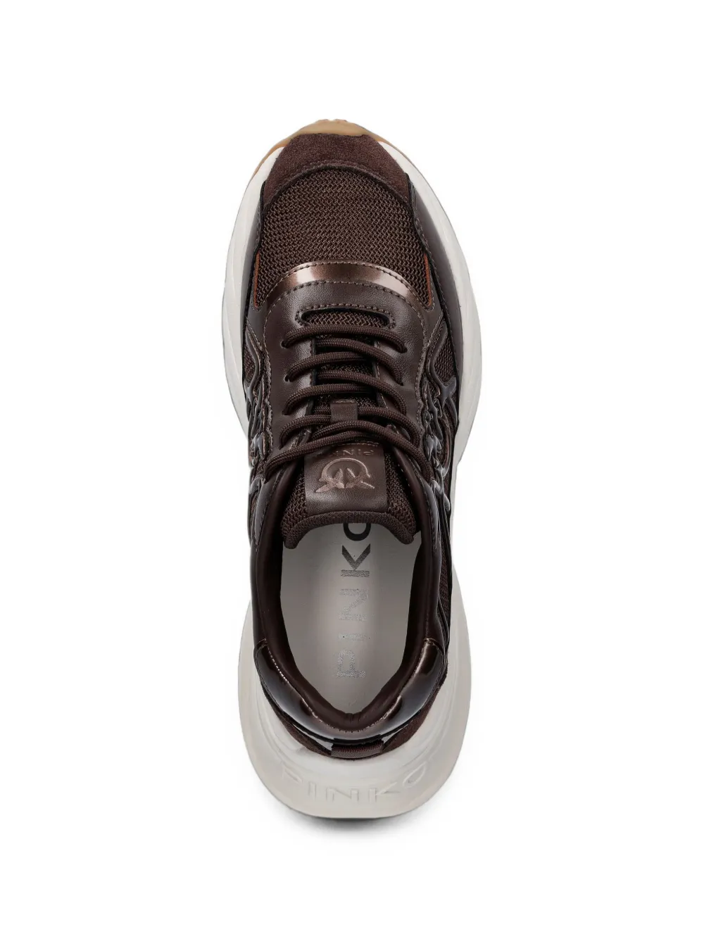 PINKO Ariel 33 panelled sneakers Bruin
