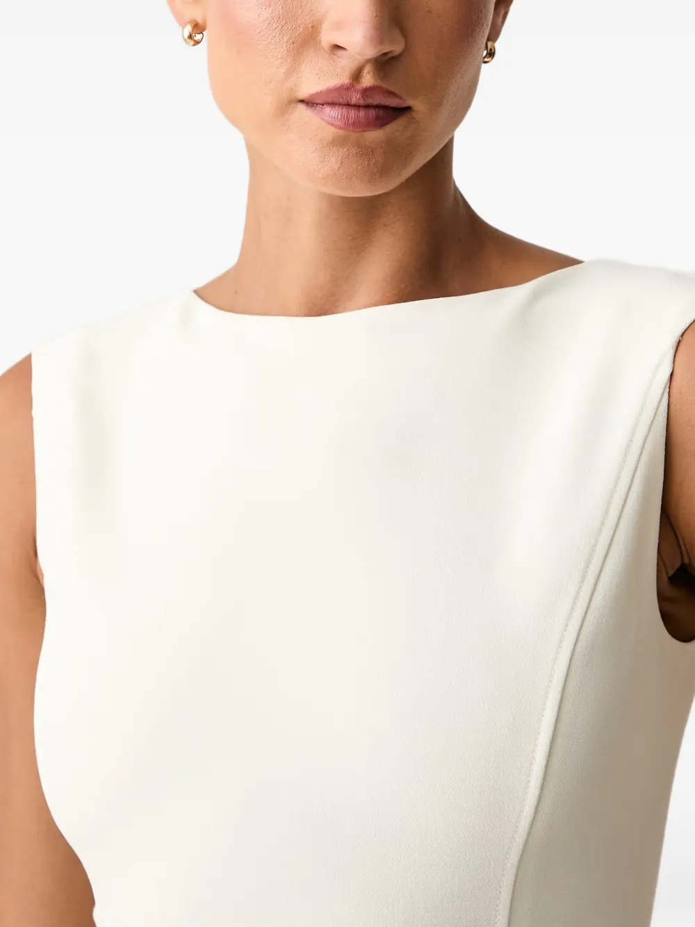 PINKO Midi-jurk met ceintuur Beige