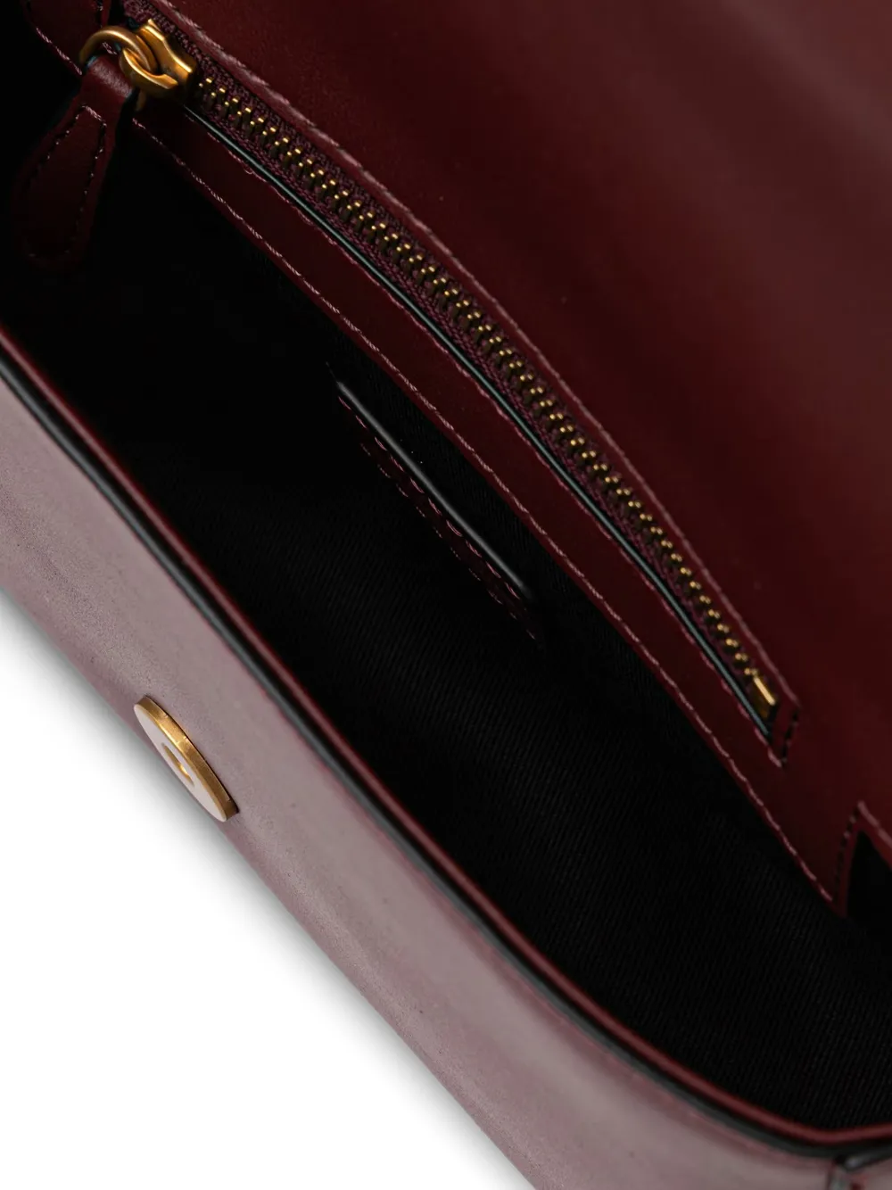 PINKO Love Birds leren crossbodytas met hardware Rood