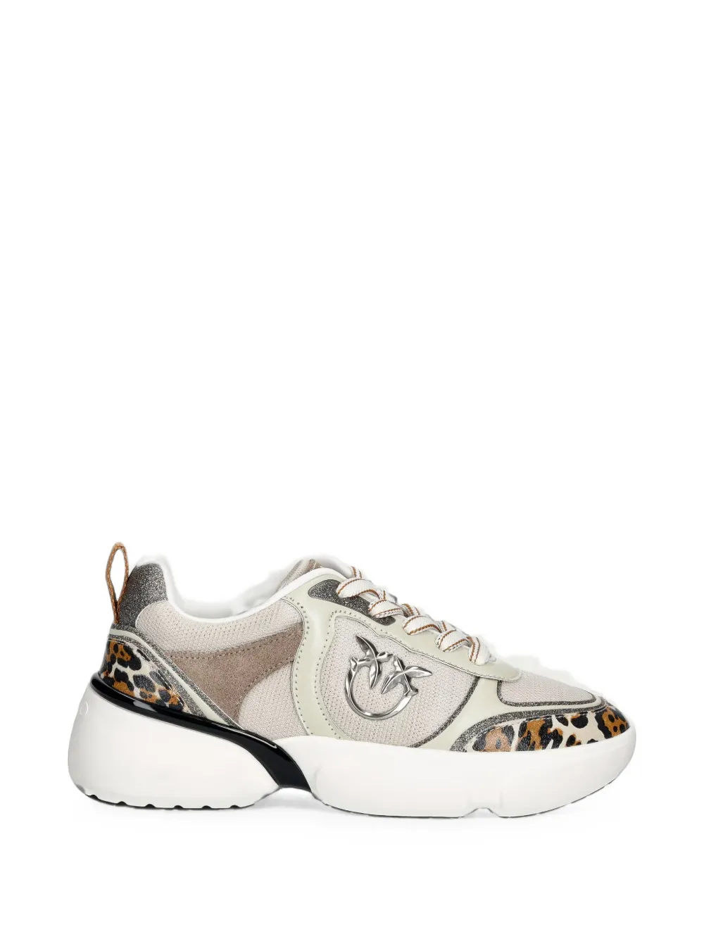 PINKO Alba 03 leopard-print sneakers - Toni neutri