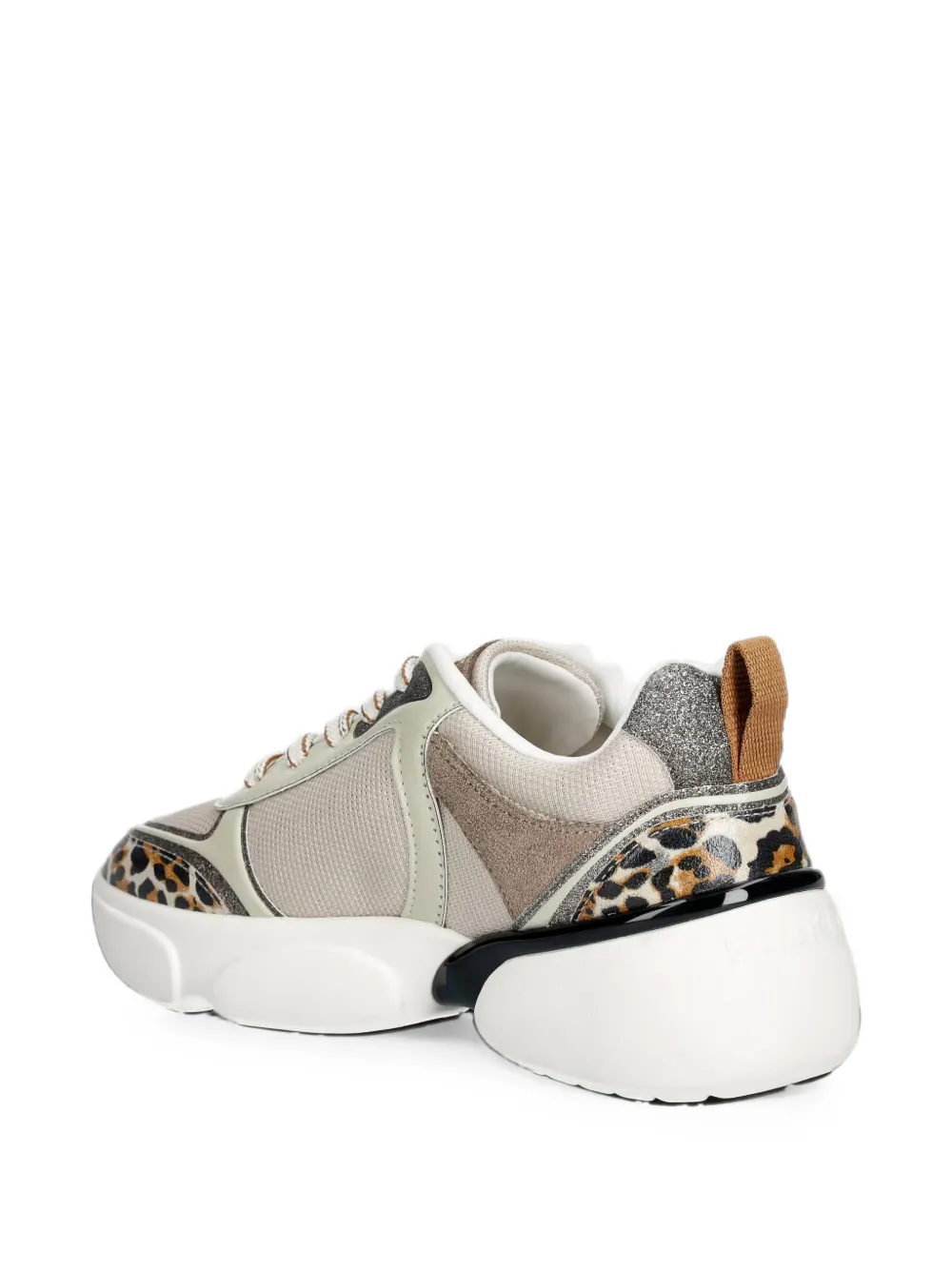 PINKO Alba 03 leopard-print sneakers Beige