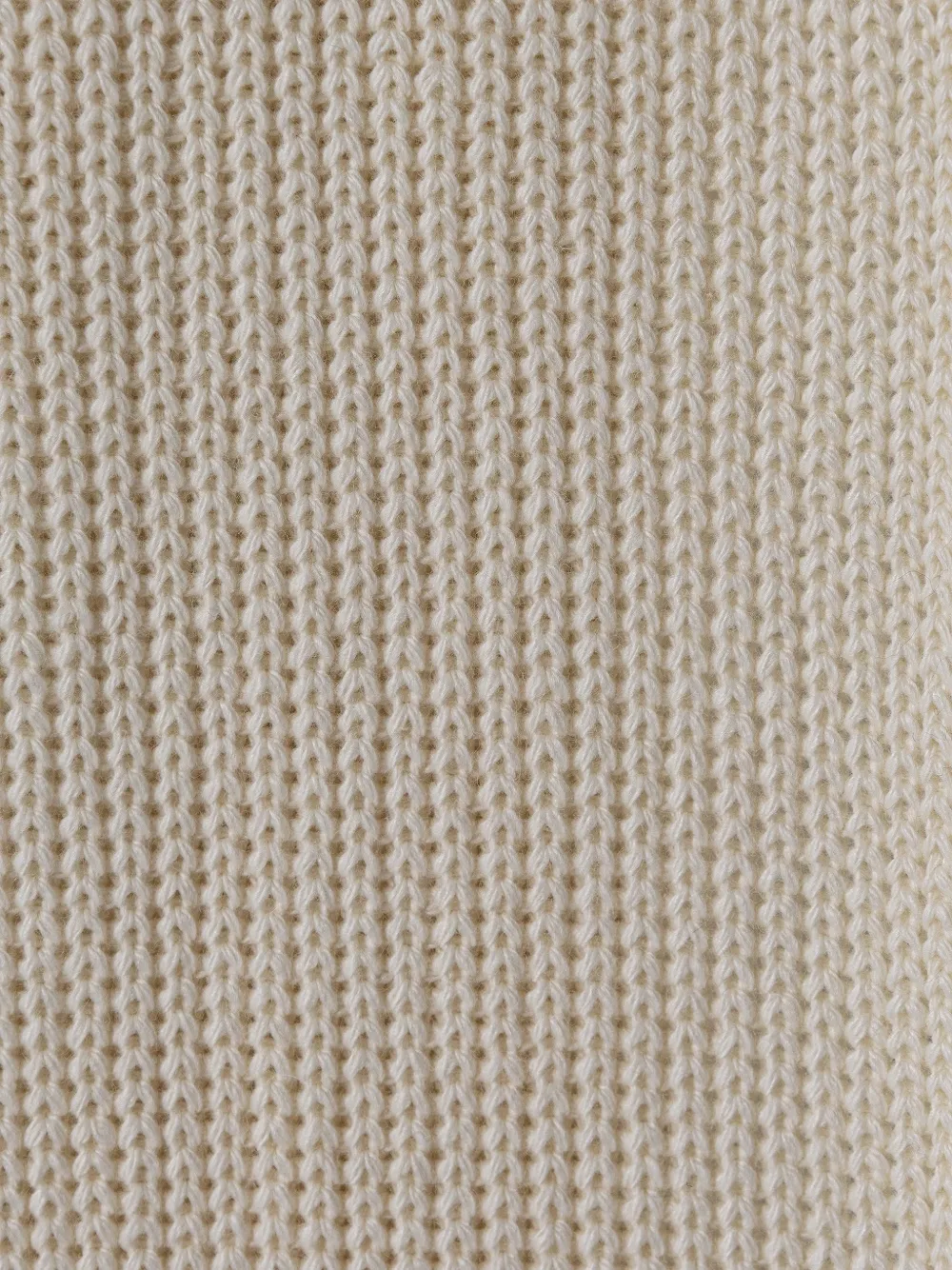 PINKO Ribgebreide sjaal Beige