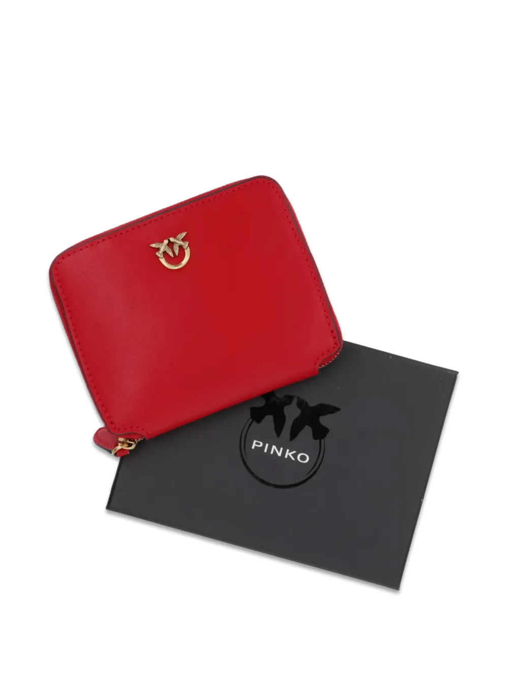 PINKO Portemonnee met print Rood