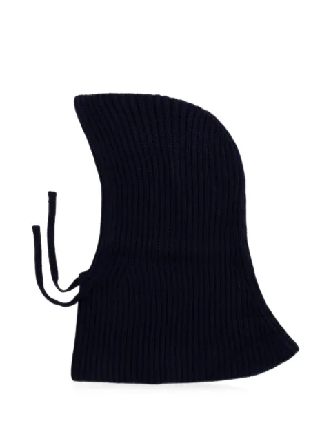 PINKO ribbed-knit balaclava