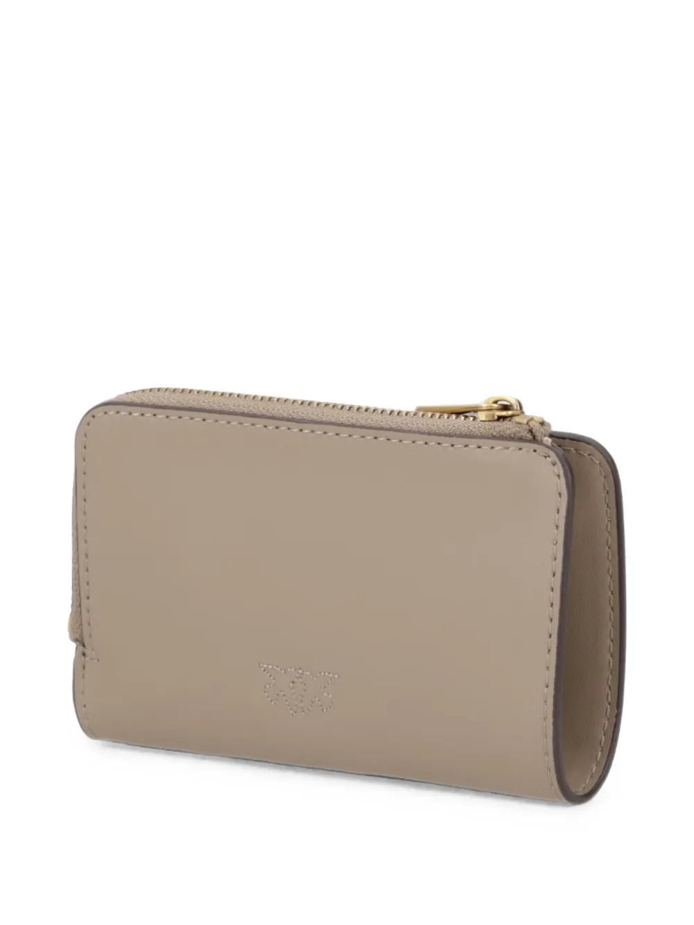 PINKO Leren portemonnee Beige
