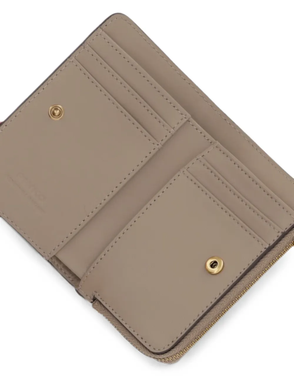 PINKO Leren portemonnee Beige