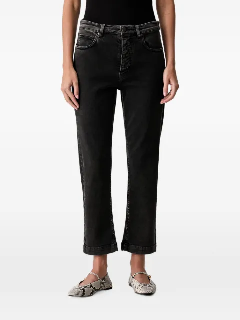 PINKO Love Birds-embroidered jeans
