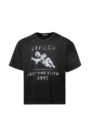 THUG CLUB graphic-print T-shirt | Black | FARFETCH