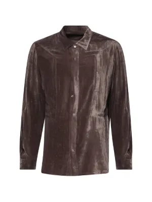 Rick Owens Larry Fogpocket Ombré Shirt | Black | FARFETCH