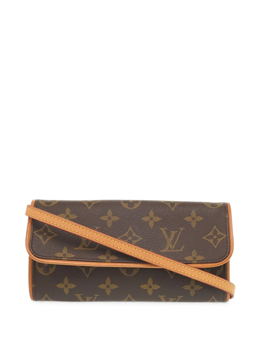 Louis Vuitton Pre-Owned 1999 Monogram Pochette Twin PM Umhängetasche - Braun