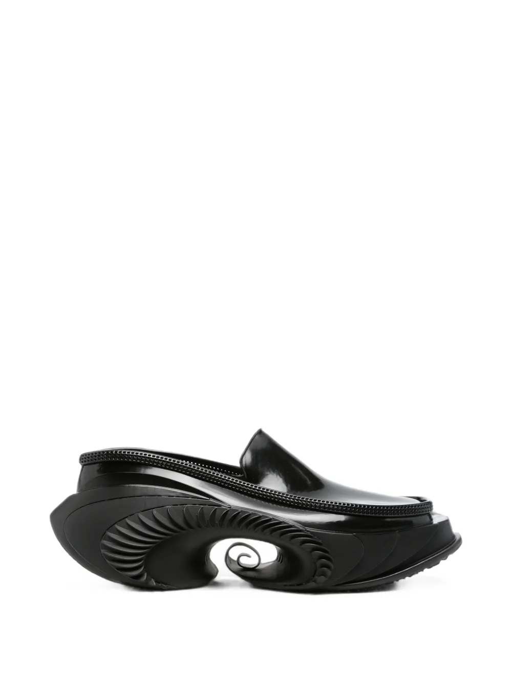ALIVEFORM Spiralis platform loafers - Nero
