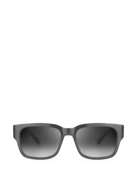 Bugatti tortoise-effect rectangle-frame sunglasses