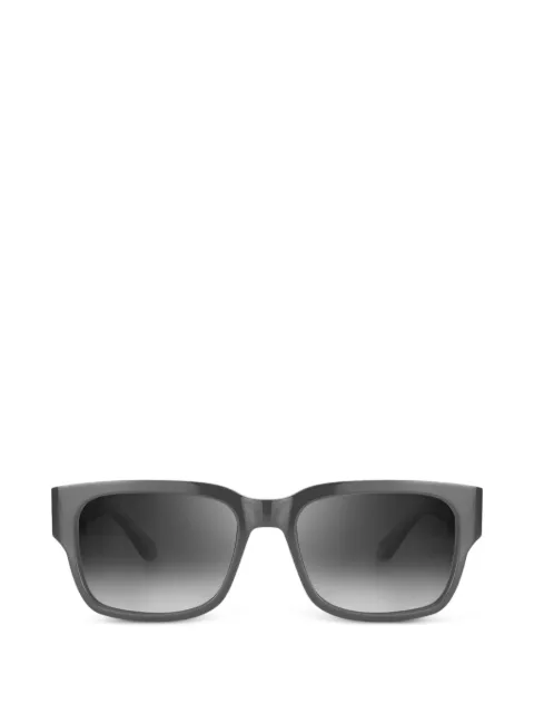 Bugatti tortoise-effect rectangle-frame sunglasses