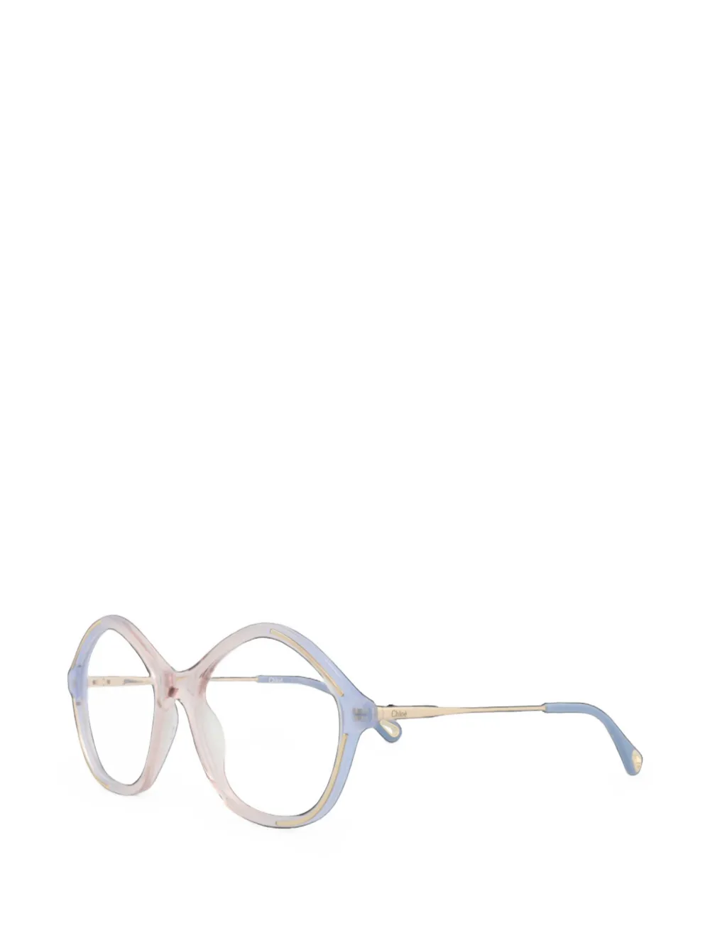 Chloé geometric-frame glasses Goud