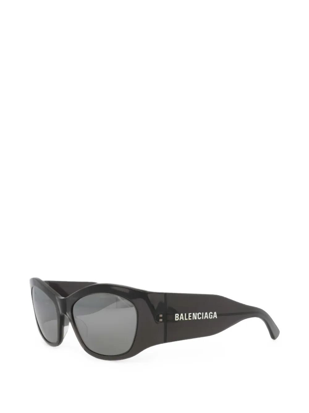 Balenciaga Eyewear logo-print oversize sunglasses · One Size