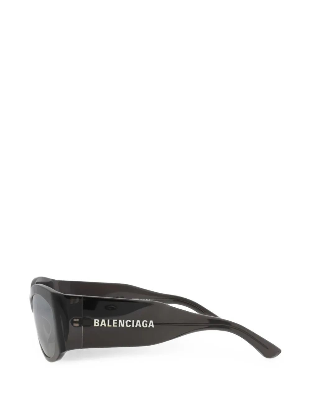 Balenciaga Eyewear Zonnebril met logoprint Zwart