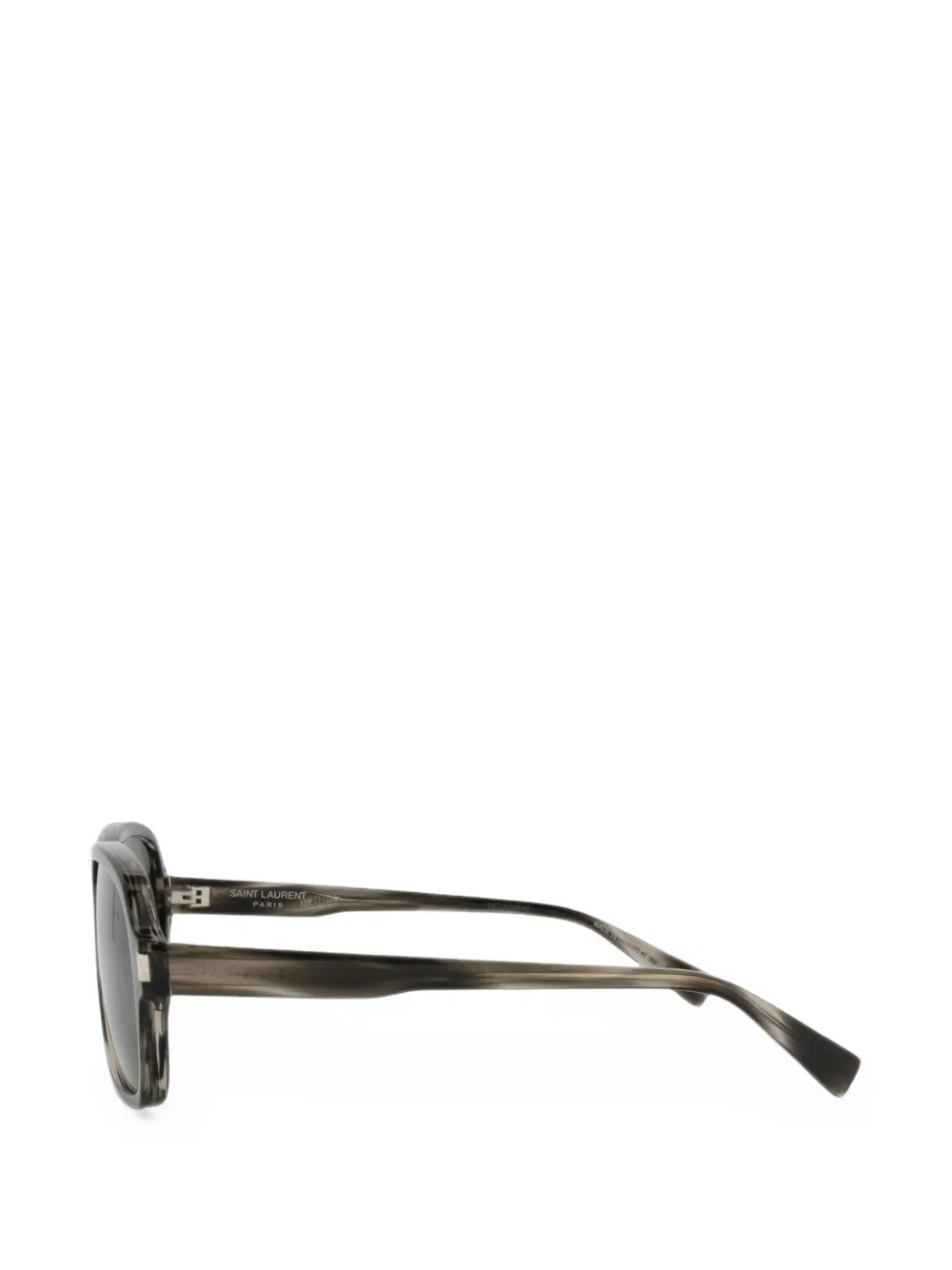 Saint Laurent Eyewear Zonnebril met piloten montuur Grijs