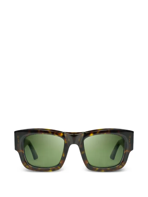 Bugatti tortoiseshell-effect rectangle-frame sunglasses