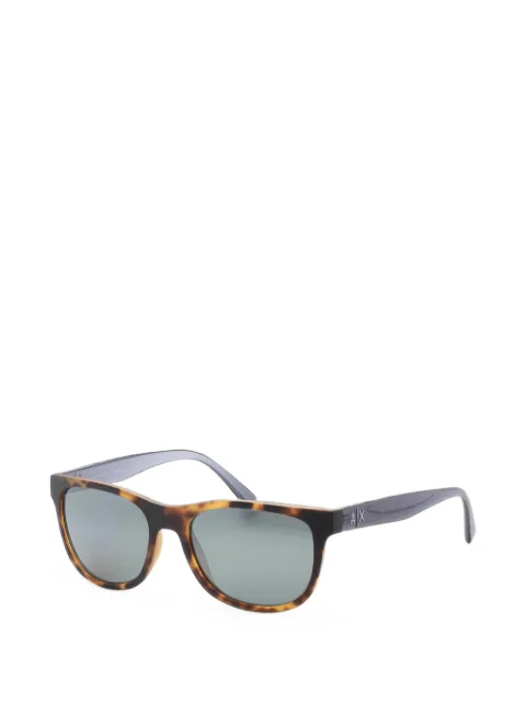 Armani Exchange tortoiseshell-effect polarized sunglasses