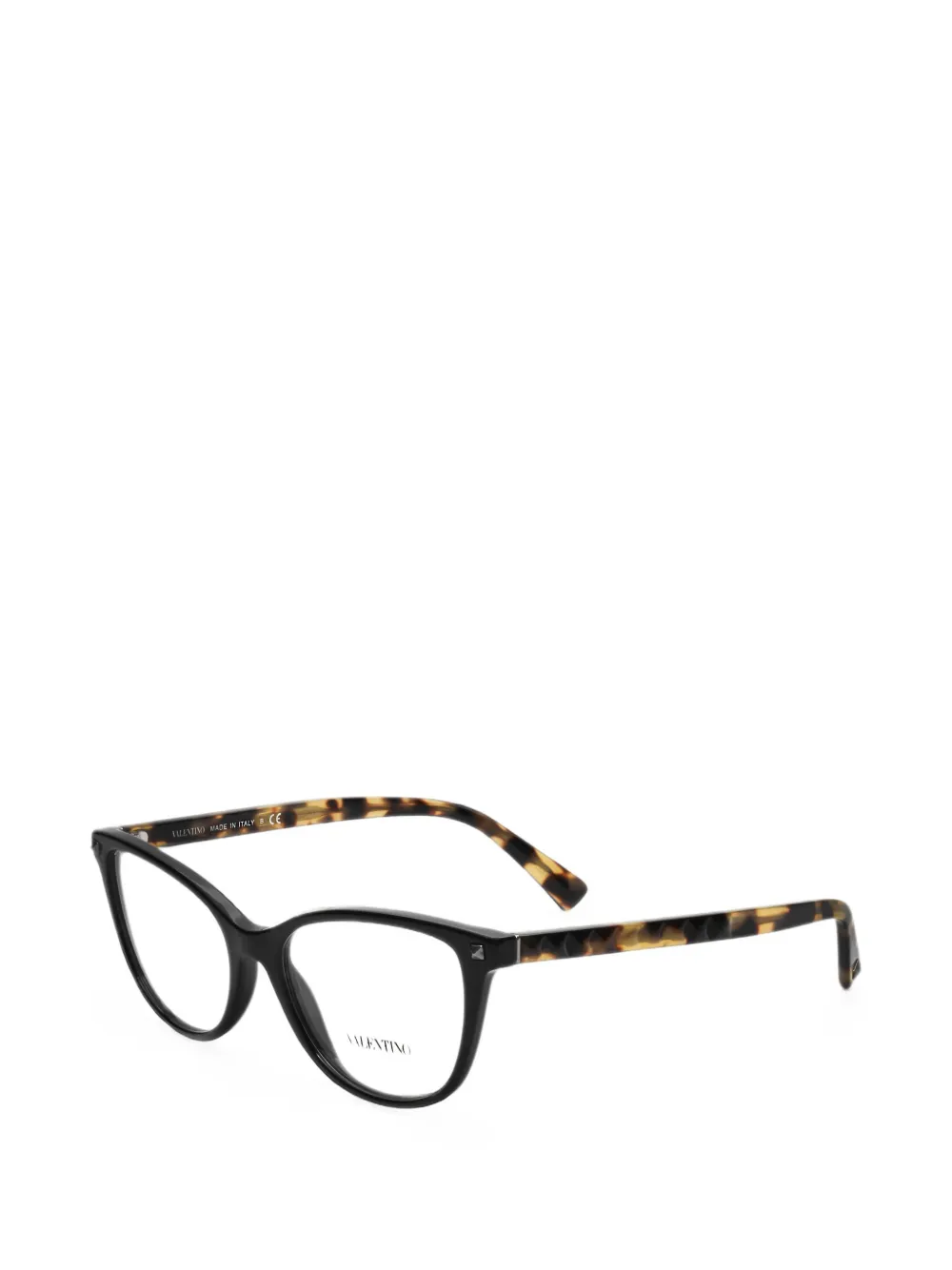 VALENTINO GARAVANI EYEWEAR tortoiseshell-effect glasses - Nero