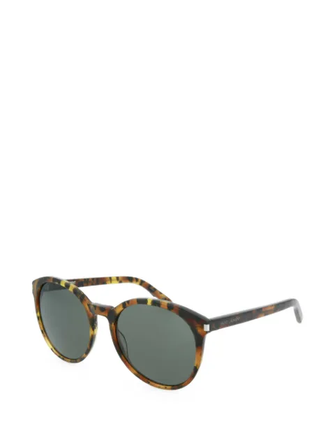 Saint Laurent Classic 6 tortoiseshell-effect round-frame sunglasses