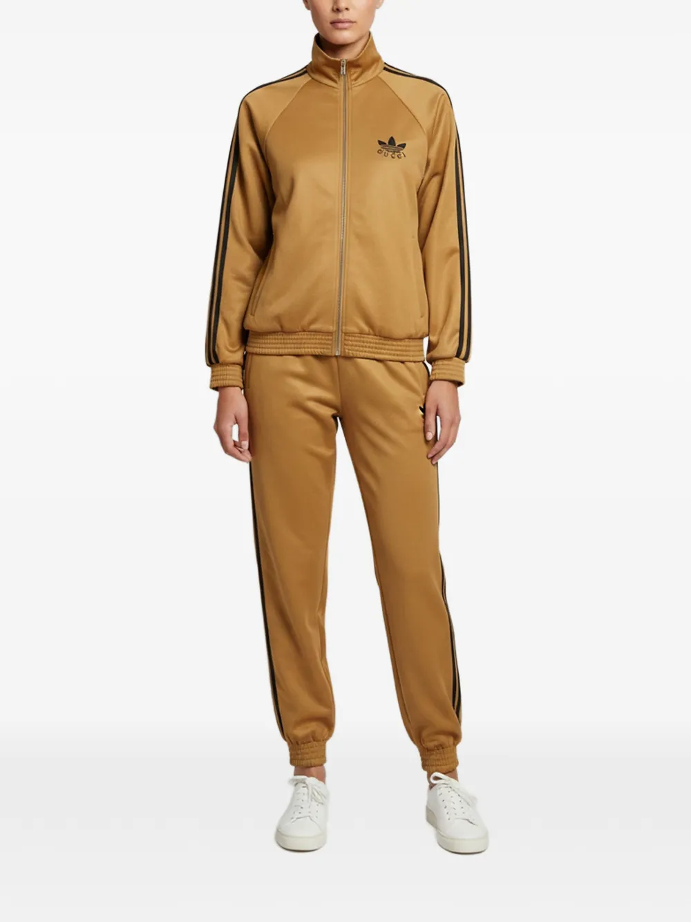 Gucci Pre-Owned x adidas Tuta sportiva con logo - Toni neutri