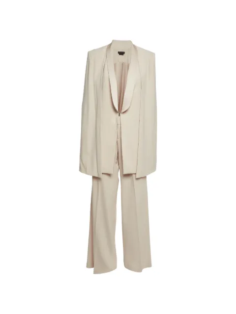 alice + olivia tailored cape and trouser set