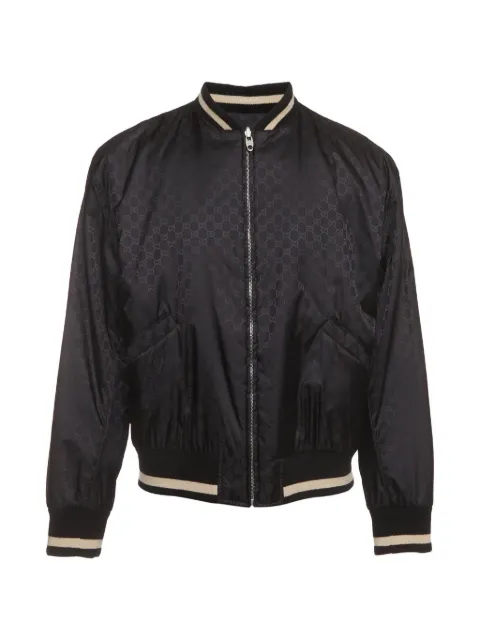 Gucci Pre-Owned reversible Monogram-pattern bomber jacket