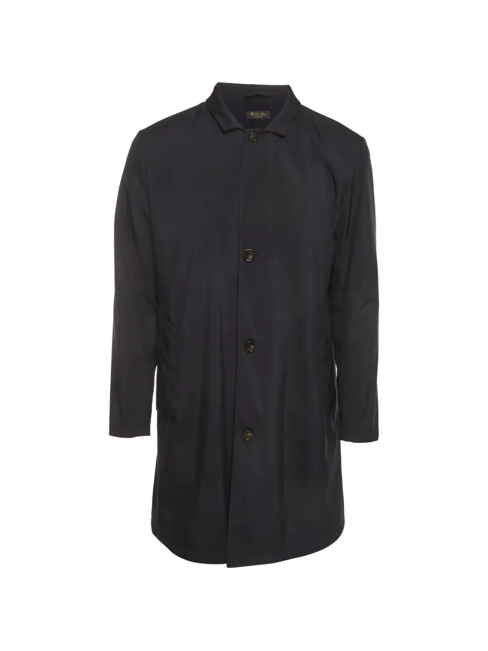 Loro Piana Pre-Owned Sebring buttoned coat - Blau