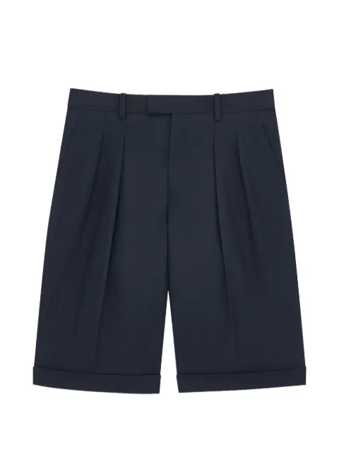 Saint Laurent pantalones cortos con pinzas