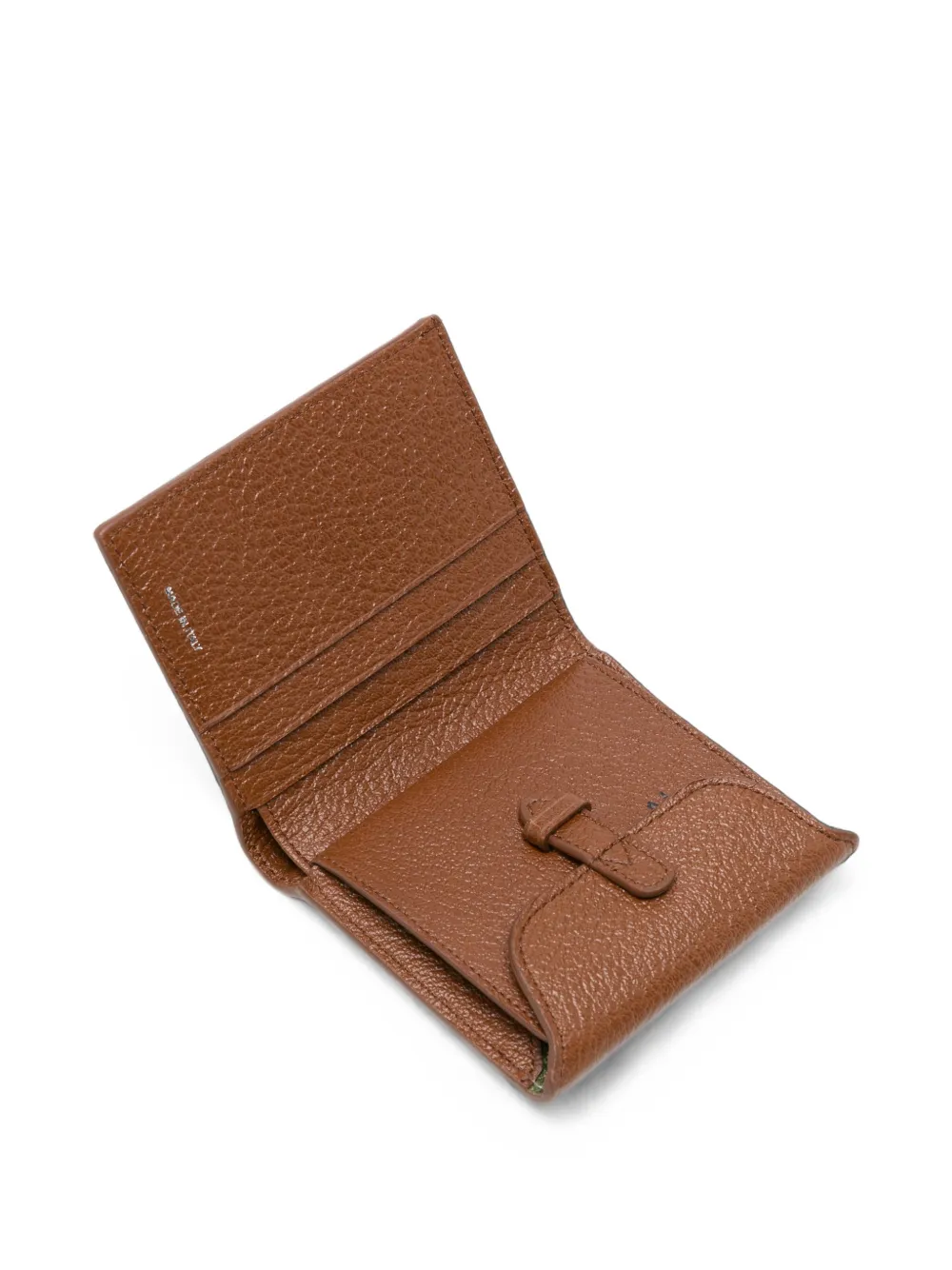 Paul Smith Portemonnee van bewerkt leer met logostempel Bruin
